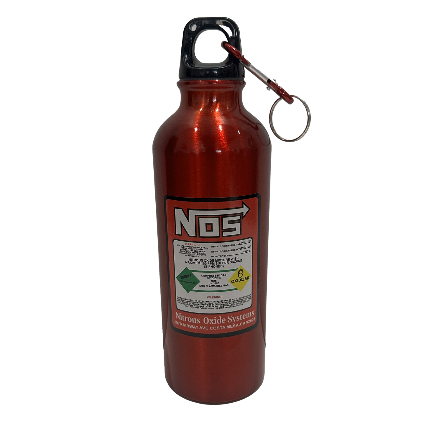Nos waterfles 500ML Furious Red