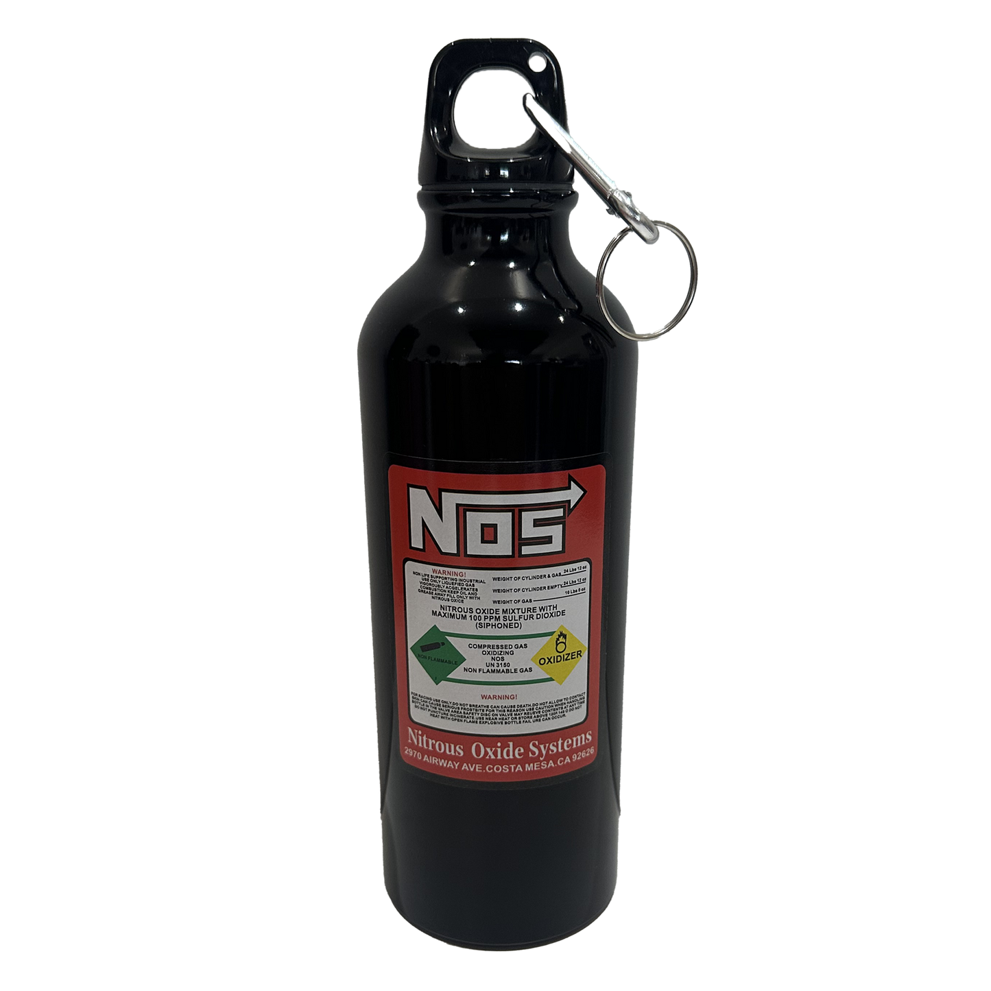 Nos waterfles 500ML Jet Black